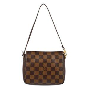 Louis Vuitton Damier Trousse Makeup Handbag N51982 TH0095 XX07488